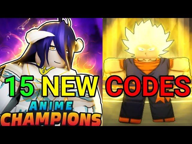 NEW WORKING CODES FOR ANIME CHAMPIONS SIMULATOR 2024 | ROBLOX ANIME CHAMPIONS CODES OCTOBER 2024