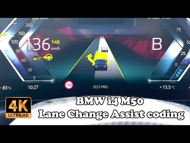 BMW i4 Lane Change Assist LCA coding Europe - Successful - Step by step instructions.