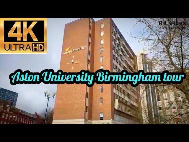 Walking around Aston university Birmingham uk tour