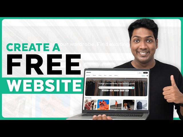 How to Create a FREE Website Using AI | 2025 