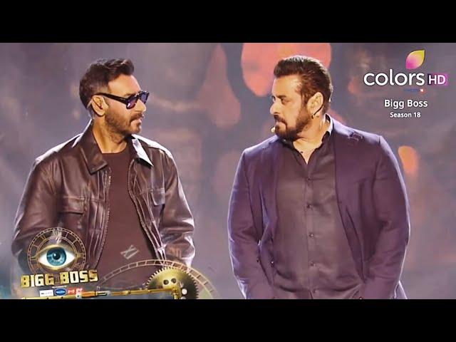 Salman Khan and Ajay Devgan Come Together for Singham 3 Promotion in Bigg Boss 18