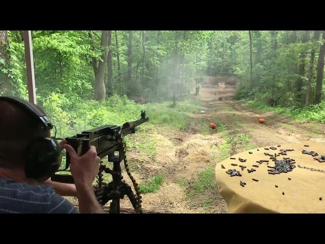 WWII SG-43 Goryunov Firing Full Auto