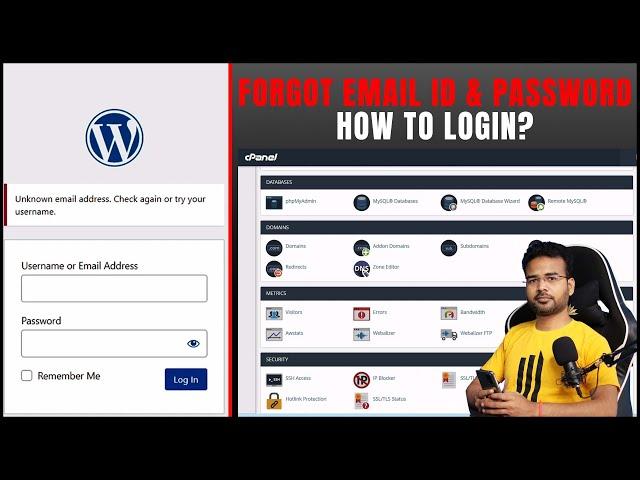 Forgot wordpress username and password | How to Login?