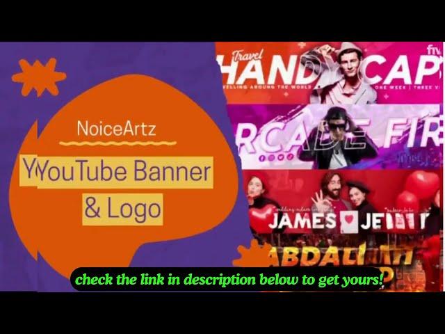 I will design a professional #youtube #banner and #icon, #channel art