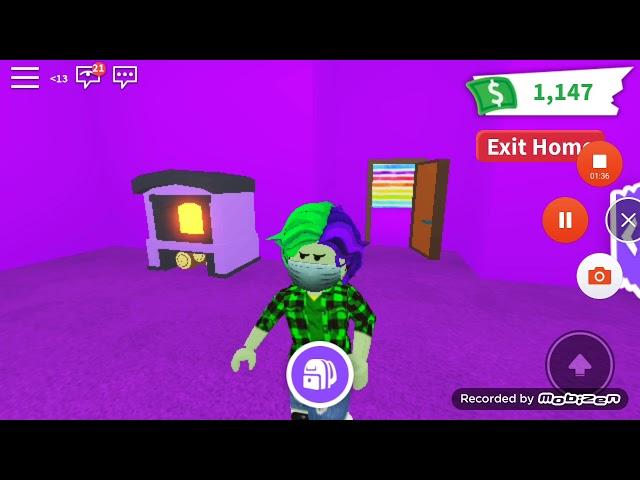 Аня и вредная няня roblox adopt me