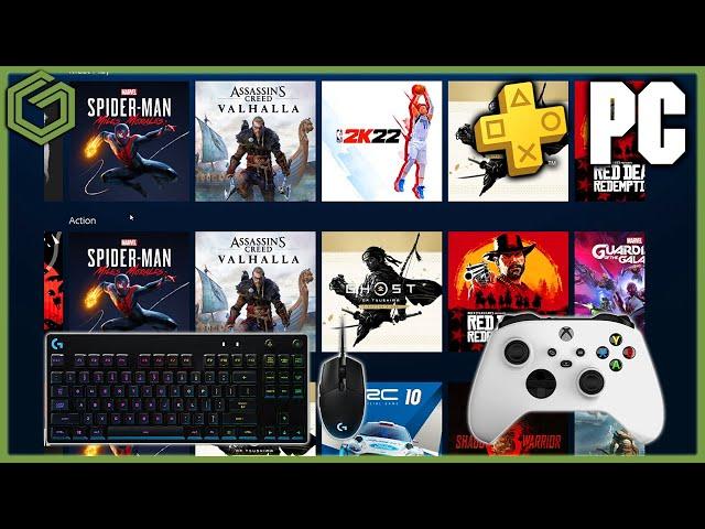 How to use Xbox Controller or KB & Mouse with PS Plus PC App