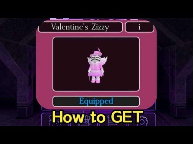 How to GET Valentine's Zizzy Skin in Piggy: Branched Realities