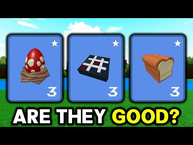 ARE THESE UPDATE ITEMS GOOD? | Build a boat for Treasure ROBLOX