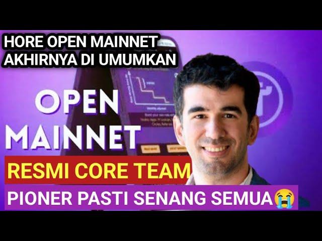 Pi Network terbaru hari ini|RESMI VALID CORE TEAM BAHAS OPEN MAINNET HORE‼️