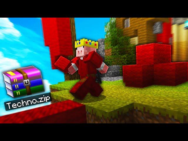 Hypixel Bedwars with The Technoblade Texture Pack