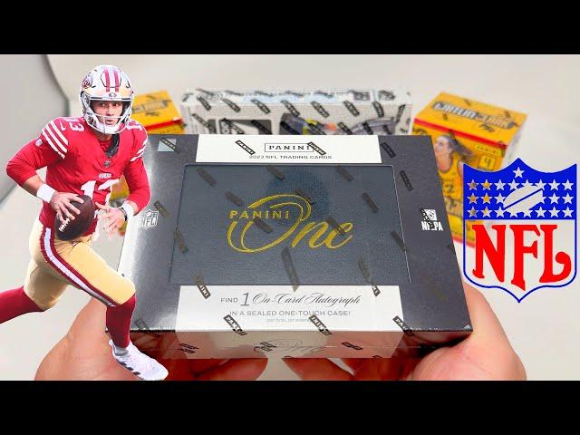 Opening a 2023 PANINI ONE Football Box + HUGE CASE HIT