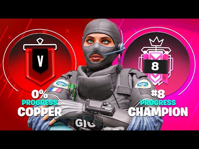 How I Hit Champ in 1 Day - Rainbow Six Siege Speed Run