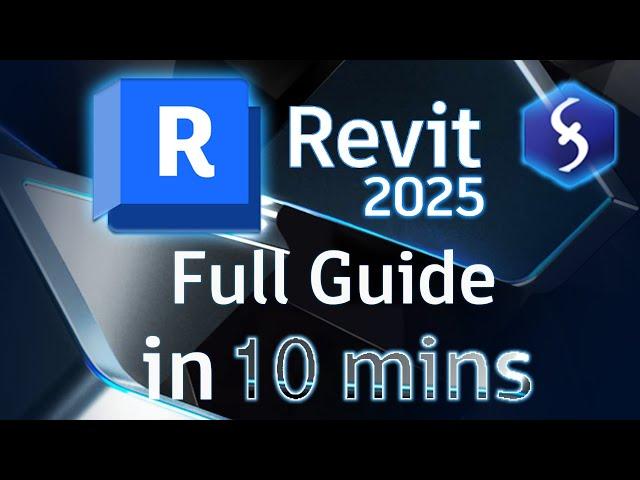 Revit - Tutorials for Beginners in 10 MINUTES ! [ FULL GUIDE 2024 ]