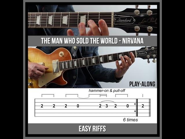 Easy Riffs - The Man Who Sold the World (TAB) - Nirvana (Bowie)