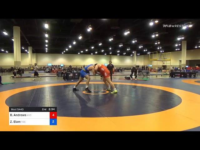 125 Kg Consolation Brian Andrews Wyoming Wrestling Reg Training Ctr Vs Zach Elam Tiger Style Wrest