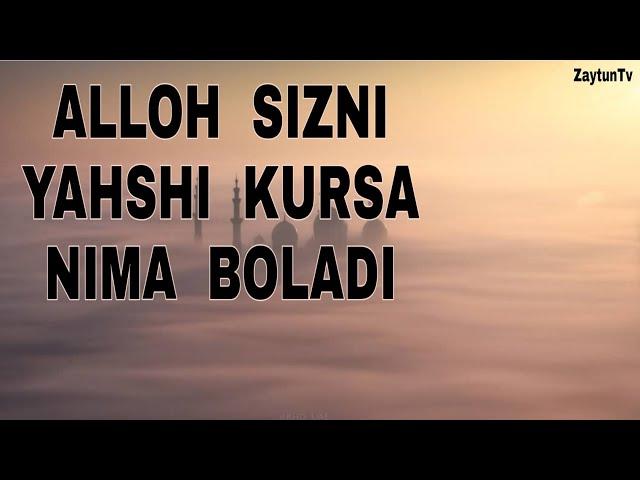 (ABDURRAHMAN DOMLA)  ALLOH  SIZNI  YAHSHI  KURIB  QOLSA  NIMA  BOLADI  #018