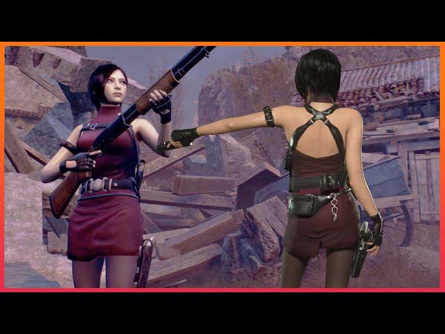 Original 1998 Ada Wong in Resident Evil 4 Remake 4K - Professional Combat