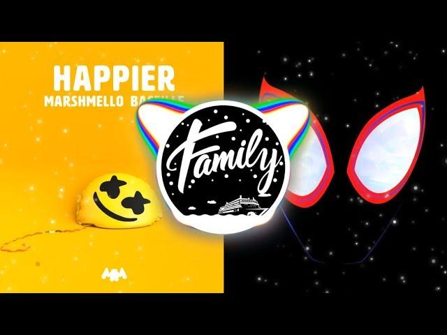 HAPPIER x SUNFLOWER (Mashup) - Marshmello, Post Malone, Swae Lee, Bastille