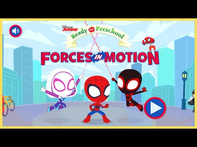 Disney Junior | Ready For Preschool | Spidey And His Amazing Friends | Forces In Motion