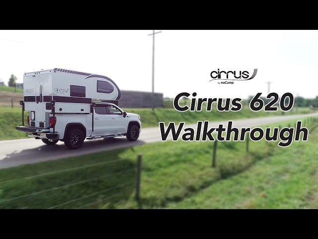 Official 2021 Cirrus 620 Truck Camper Walkthrough