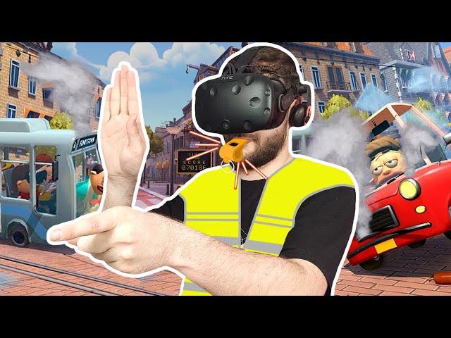 Kieruję ruchem ulicznym *UWAGA️ WYPADKI* - Traffic Jams (HTC VIVE VR)