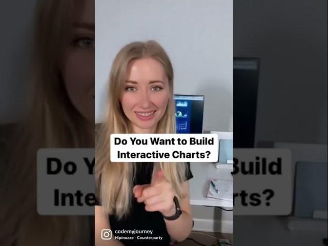 Do you want to build Interactive Charts? #shorts #programming