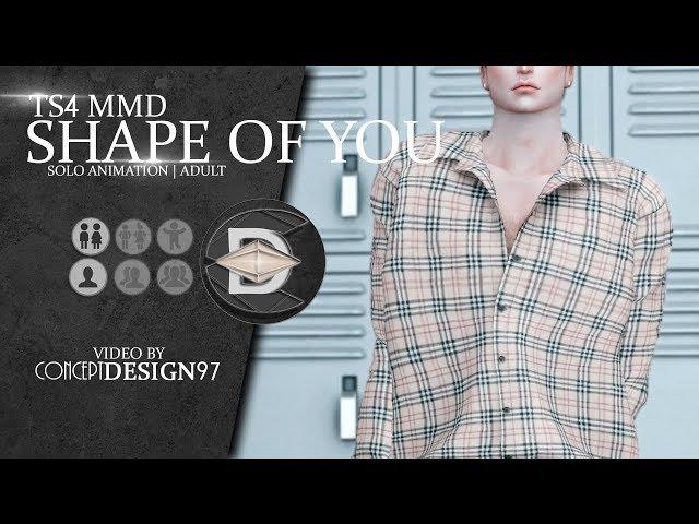 The sims 4 - MMD dance : Color (SHAPE OF YOU animation) *DOWNLOAD*