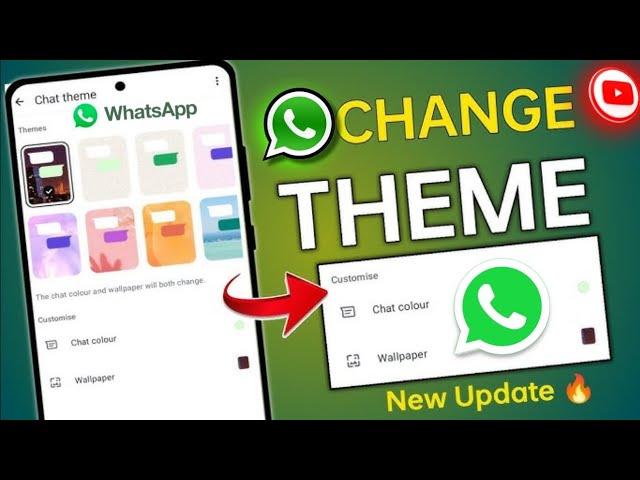 How to change theme in whatsapp | whatsapp theme change kaise kare | whatsapp new update 2025 