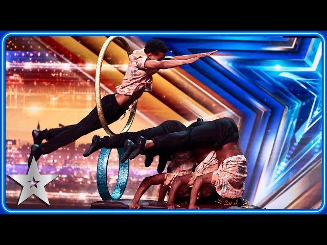 Troupe Abyssinia jump through hoops (LITERALLY!) for Judges | Auditions | BGT 2025