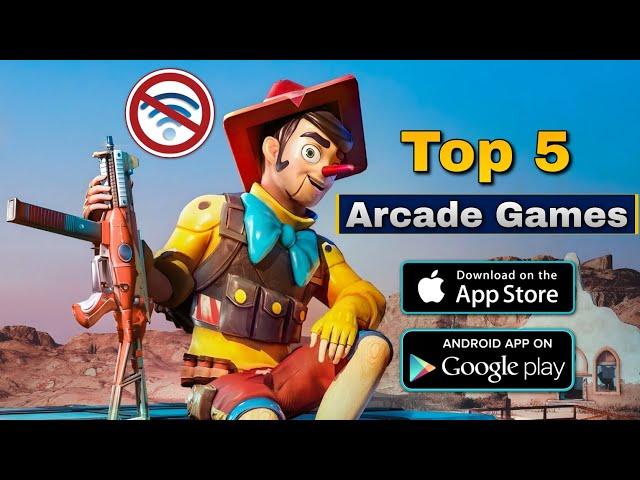 Top 5 Offline Arcade Games for Android and iOS in 2024!