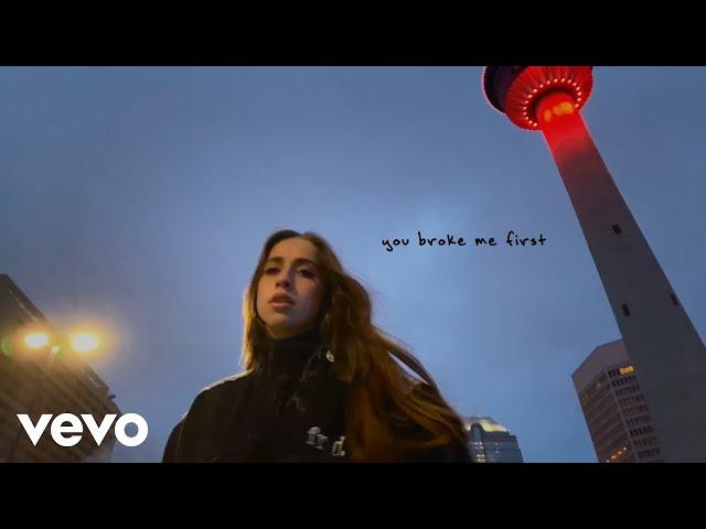 Tate McRae - you broke me first (Official Video)