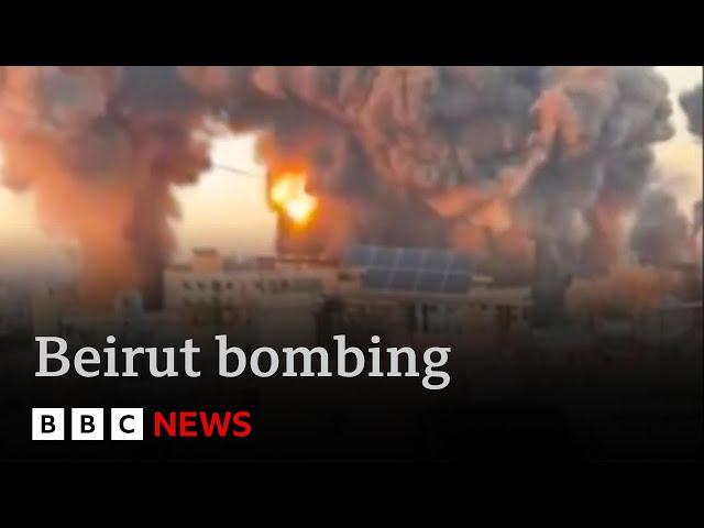 Massive blast rocks Beirut as Israel targets Hezbollah leader Hassan Nasrallah | BBC News