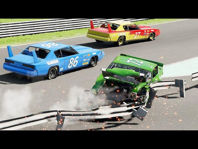 Realistic Racing Crashes #76 | BeamNG Drive