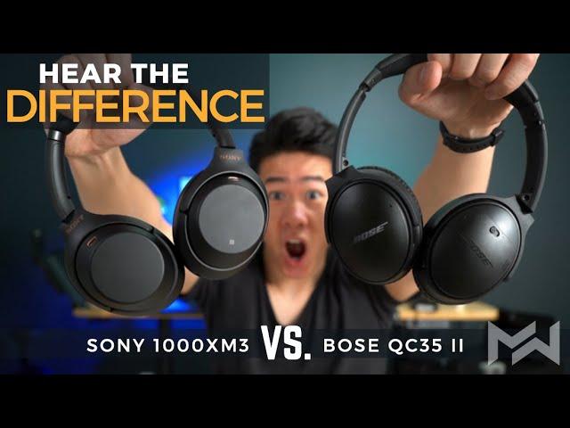 Sony 1000XM3 vs Bose QC35 II - ONE YEAR Long Term Comparison Review - Noise Cancelling COMFORT KING?