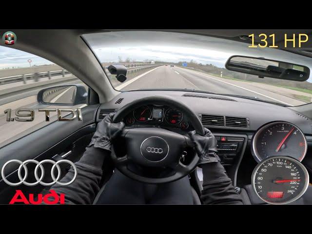 Audi A4 || 131HP || TOP SPEED on german Autobahn