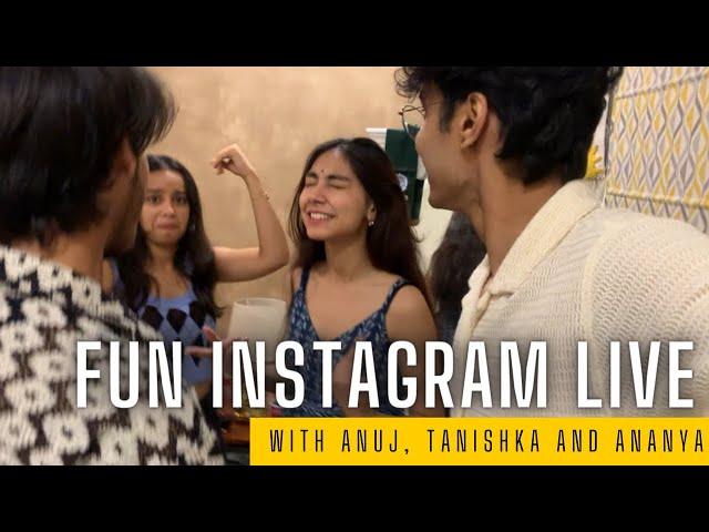 Chaotic Four Ki Instagram Live |Bharat @Anujrehanmusic @ananyasharmamusic_ @TanishkaBahl