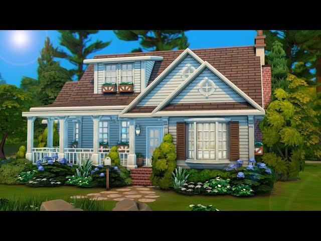 I built a little bungalow in Copperdale ...(Sims 4 Speed Build)