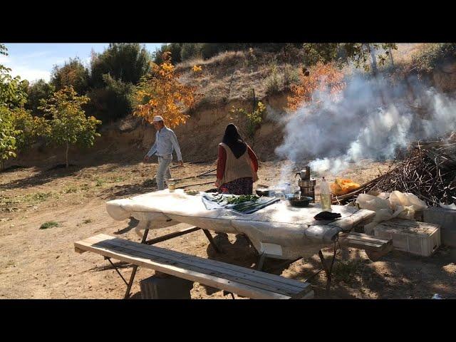 Ceviz Hasatı / Ocakta Bulgur Aşı 