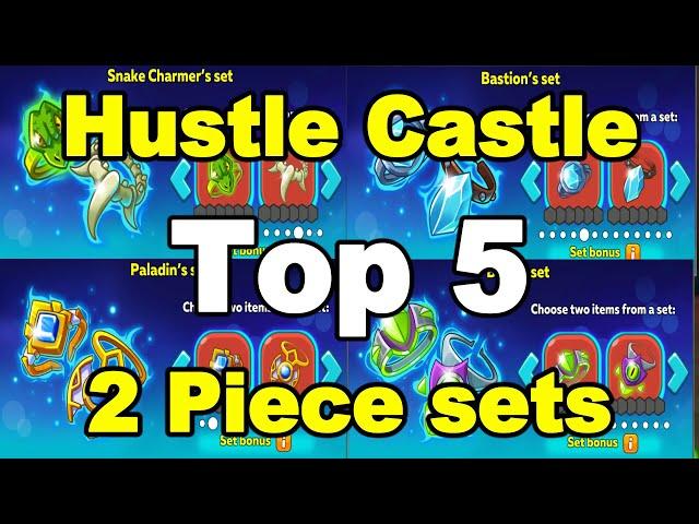 Hustle Castle Top 5 Ancient Sets For 2 Pieces Guide - Whats the best you can get with 2 pieces