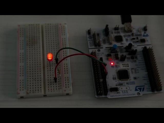 (Demo) STM32 Nucleo Generate PWM with Timer  ( LED Dimmer Example) #STM32 #pwm #STM32CubeIDE