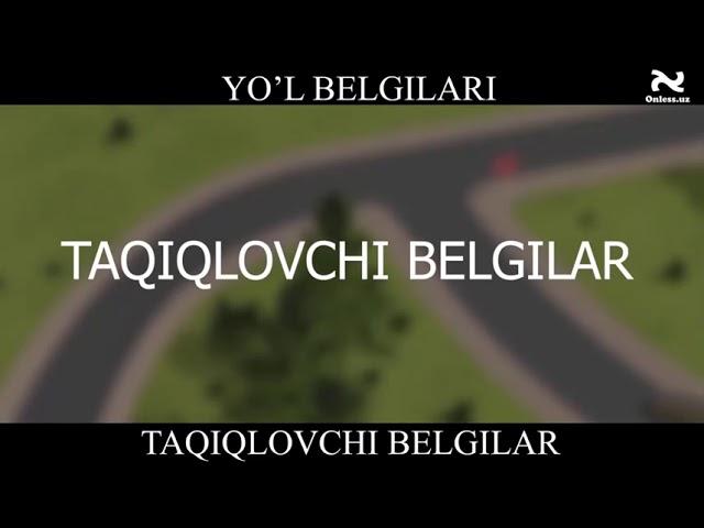 Taqiqlovchi belgilar online avtomaktab  |  Тақиқловчи белгилар йўл белгилари онлайн автомактаб