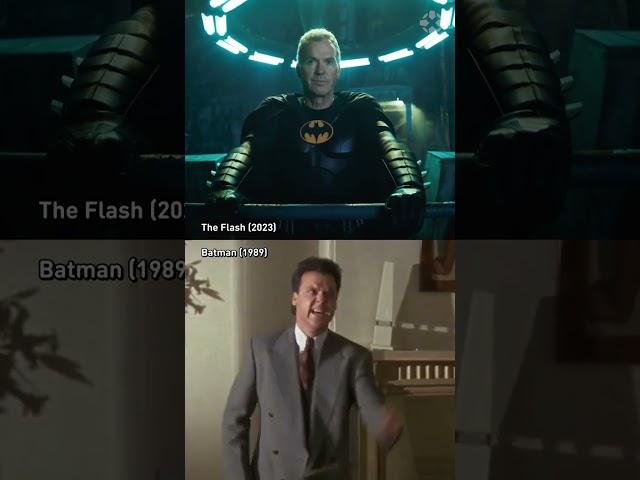 "Let's Get Nuts" 1989 vs 2023 #batman #michaelkeaton #theflash #dccomics #dcuniverse #shorts