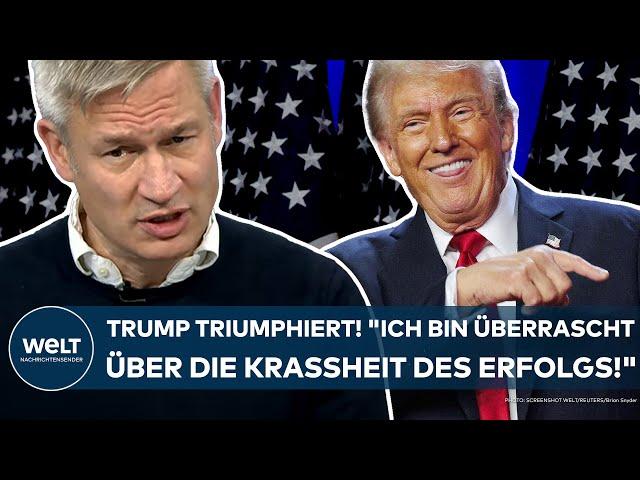 US-WAHL 2024: Trump triumphiert! "Ich bin überrascht über die Krassheit des Erfolgs!" - Poschardt