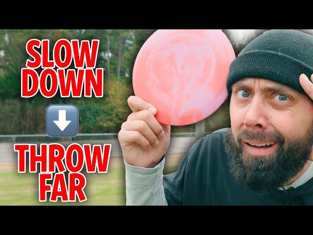 Slow Down to Throw Far?! | Road to 450' Disc Golf Challenge