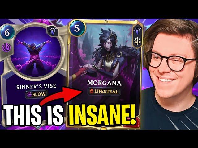 This New Deck is RIDICULOUS! Jail your Opponent with Morgana - Legends of Runeterra