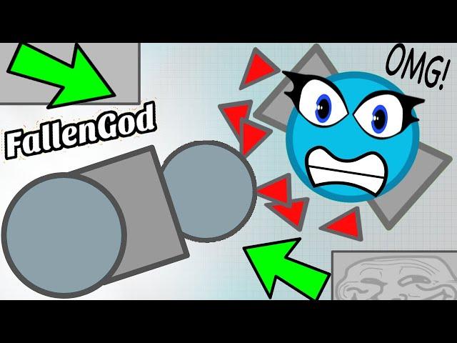 Diep.io NEW BEST Maze Trolling NOOB Overseer Diepio Funny Moments FT EvoWars