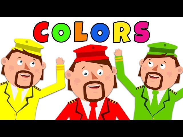Learn Colors with Captain Discovery | English Nursery Rhymes & Kids Songs | Captain Discovery