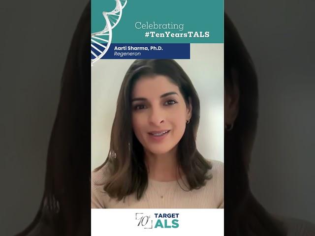 #shorts | Aarti Sharma, Ph.D. shares a Target ALS memory for #TenYearsTALS