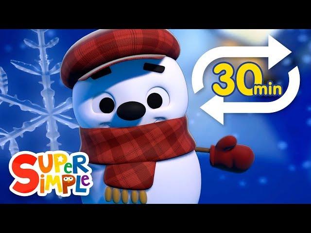 Little Snowflake (Extended Mix - 30 Mins!) | Kids Songs | Super Simple Songs