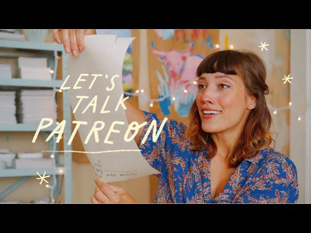  LET'S TALK PATREON  artist starting + building on patreon